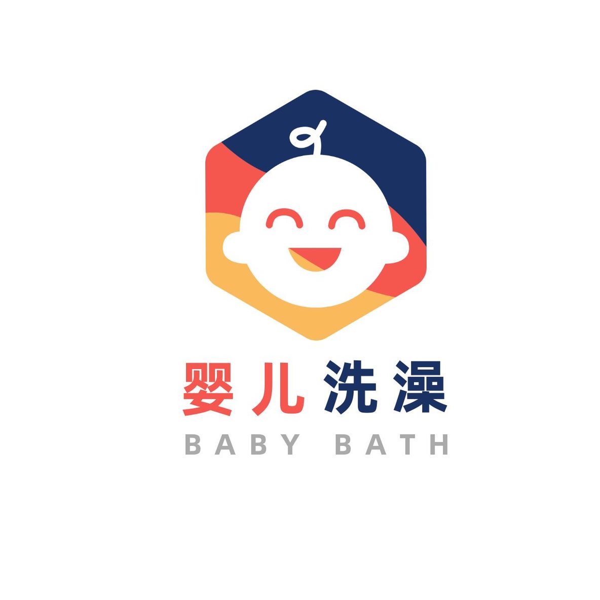 母婴炫彩婴儿logo