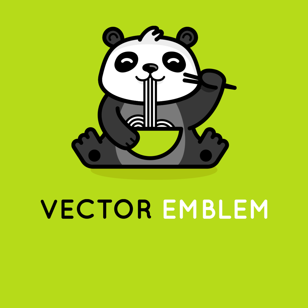 母婴熊猫吸面logo
