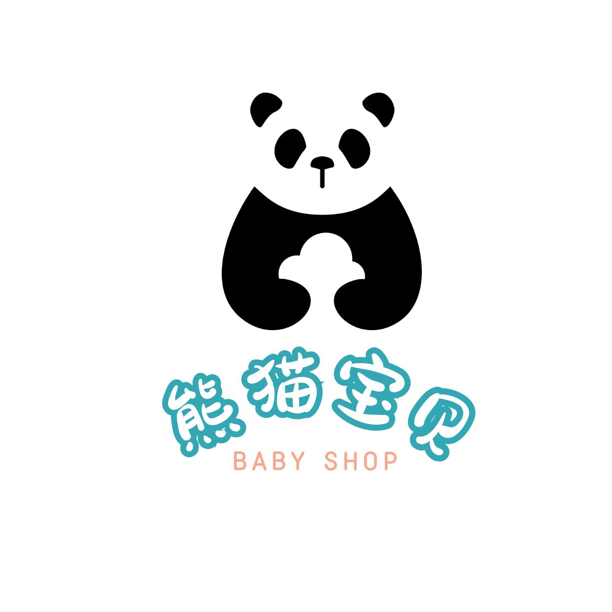 母婴熊猫logo