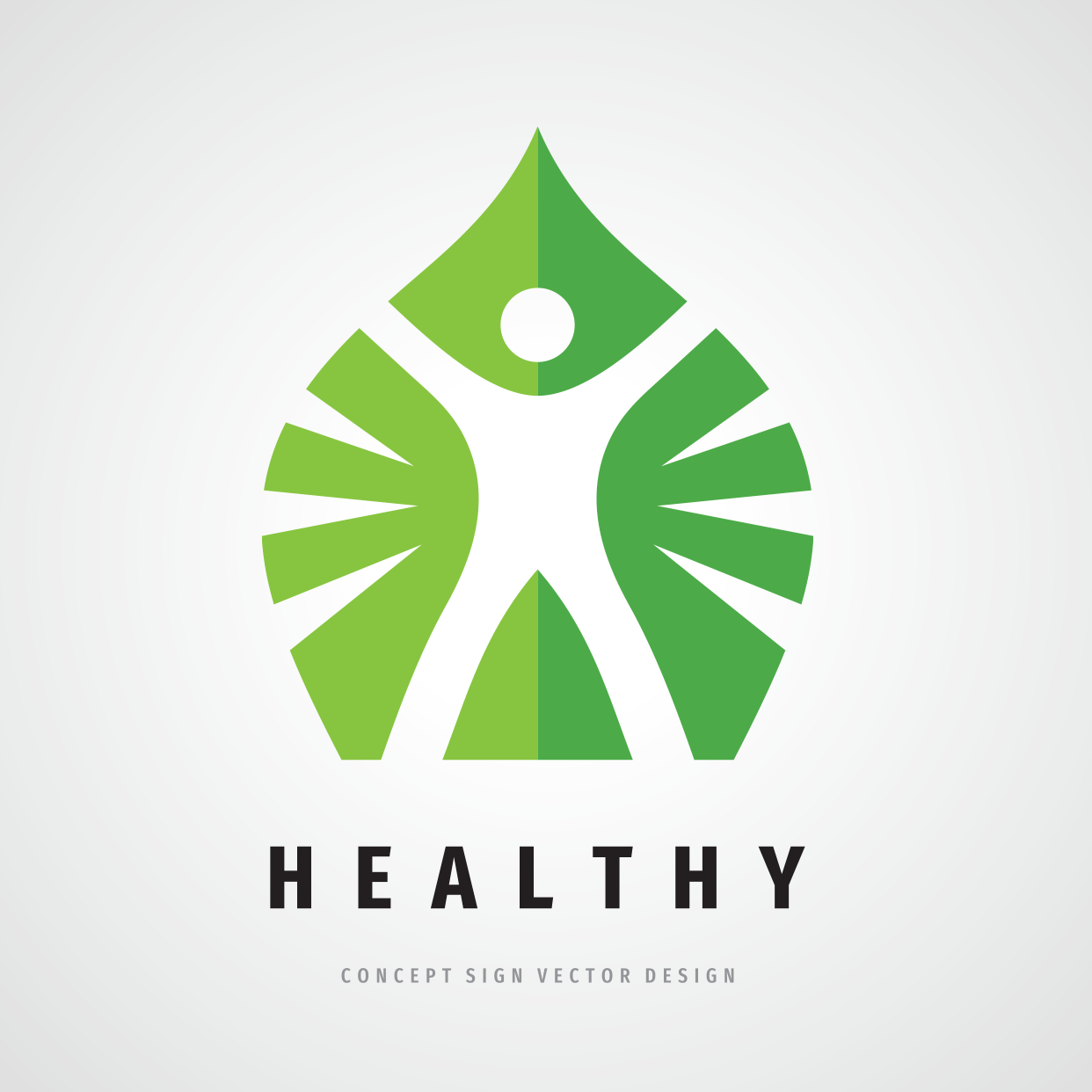 医疗绿色手logo
