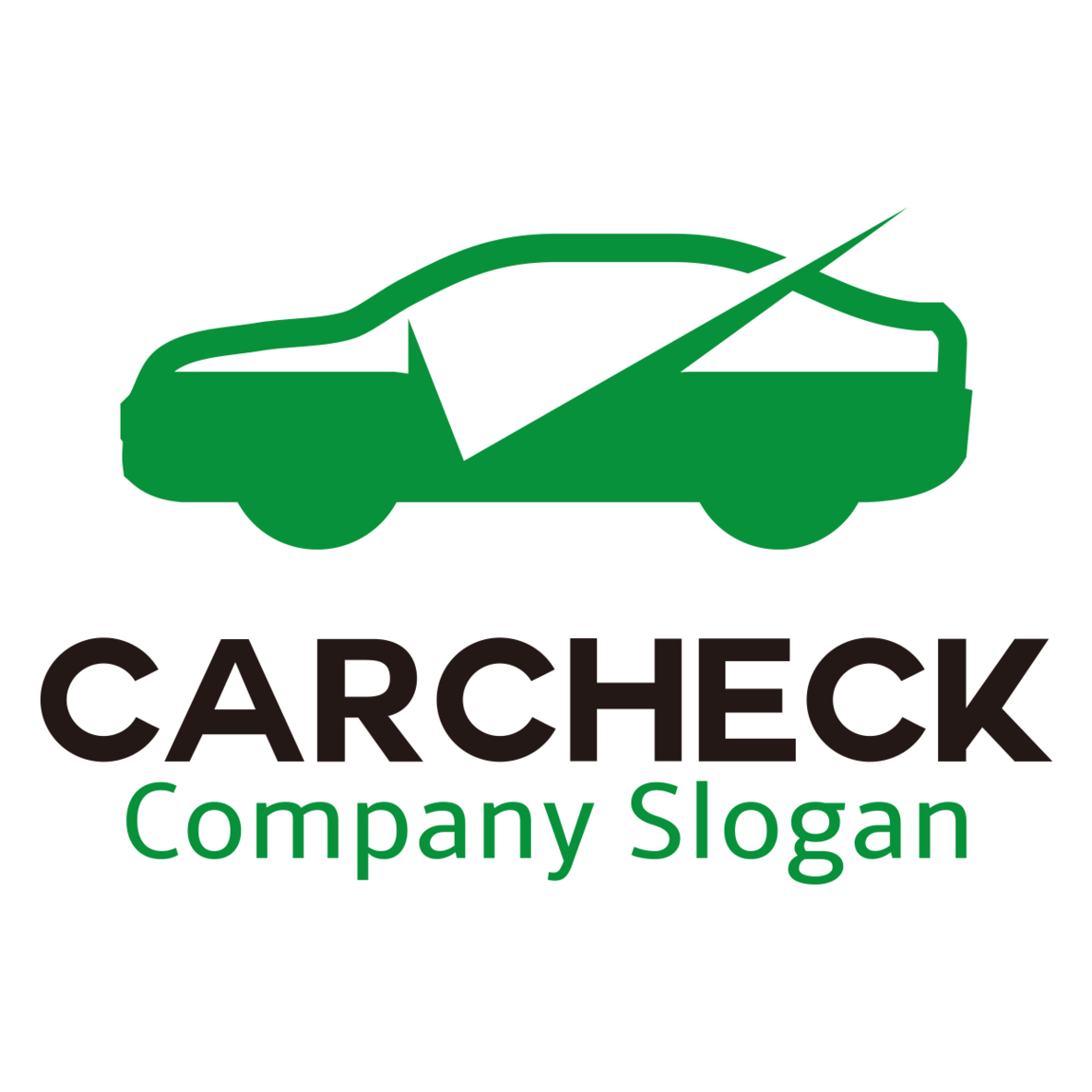 汽车绿色轿车logo