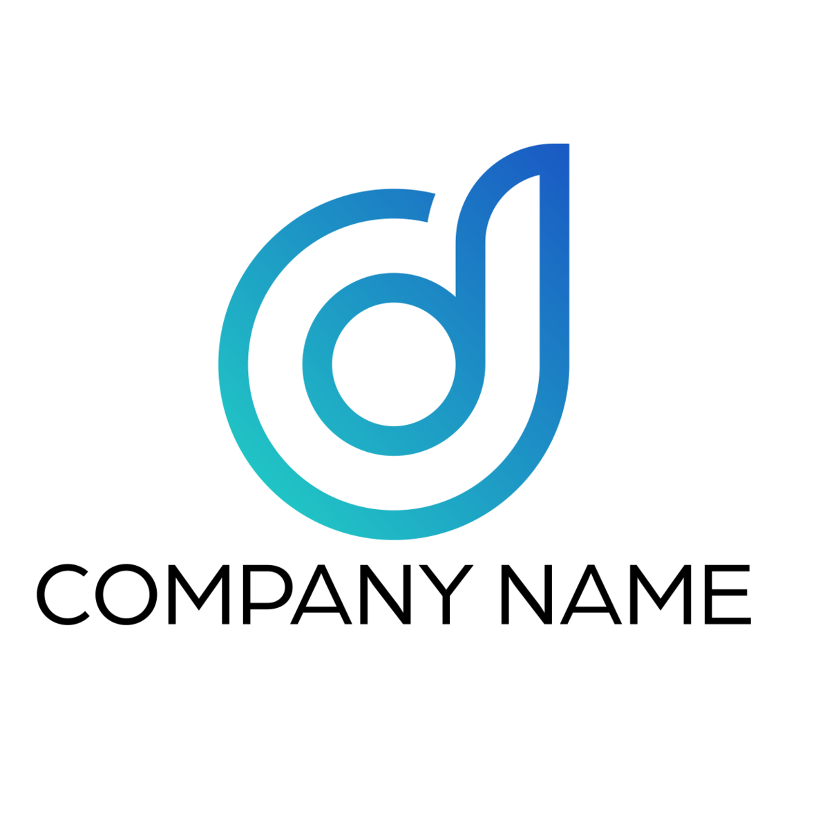 金融d造型logo