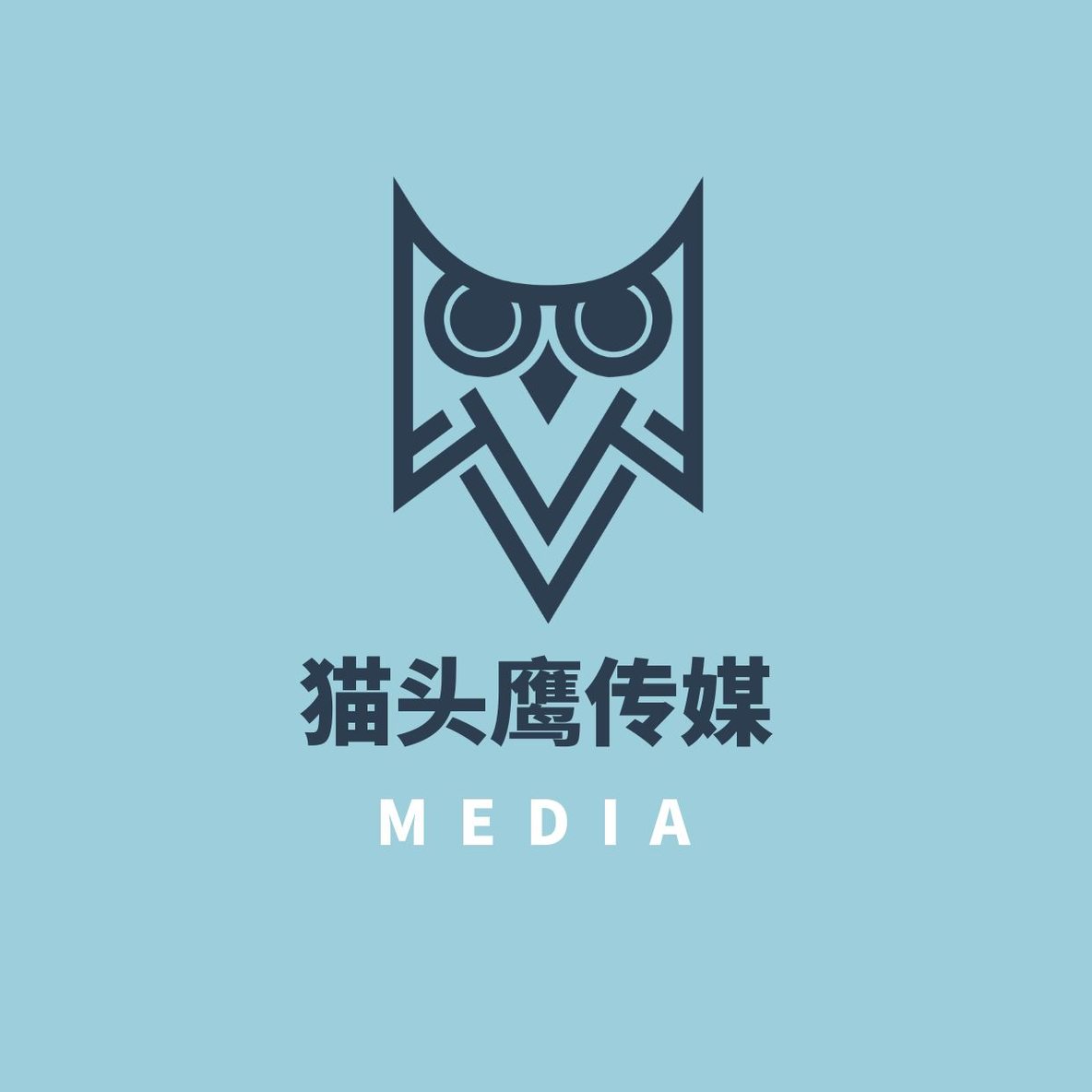猫头鹰书店图形logo