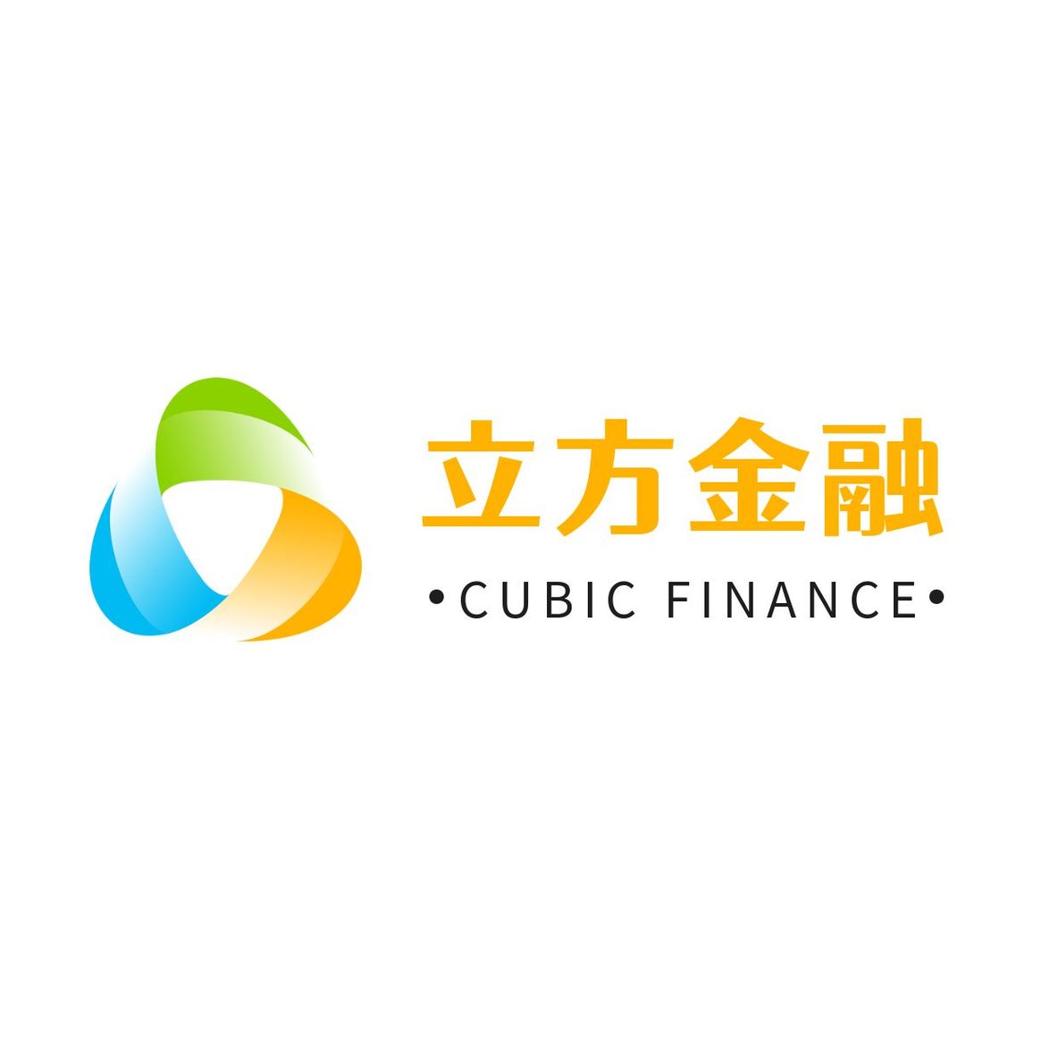 金融三角形环绕logo