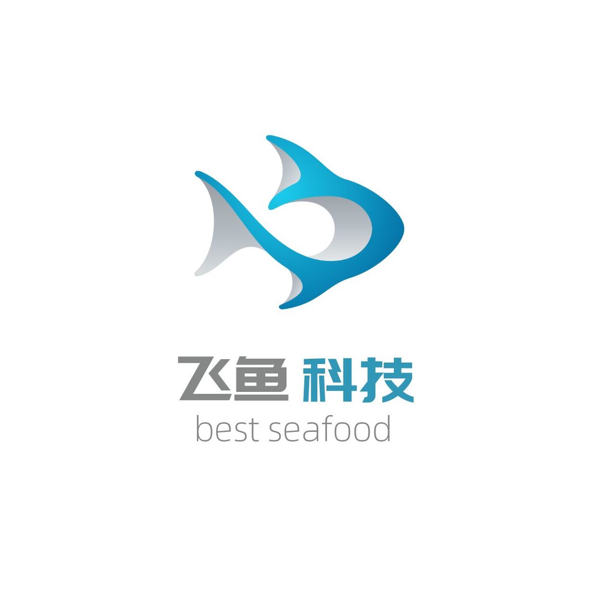 logo鱼类标志 3d 抽象设计矢量模板