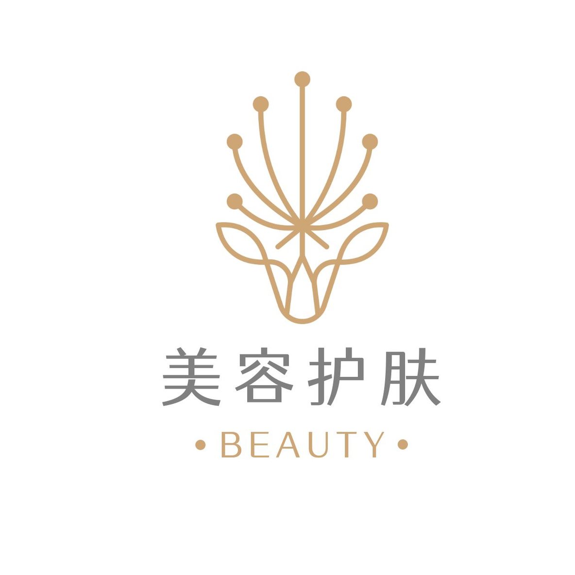 美妆麋鹿logo
