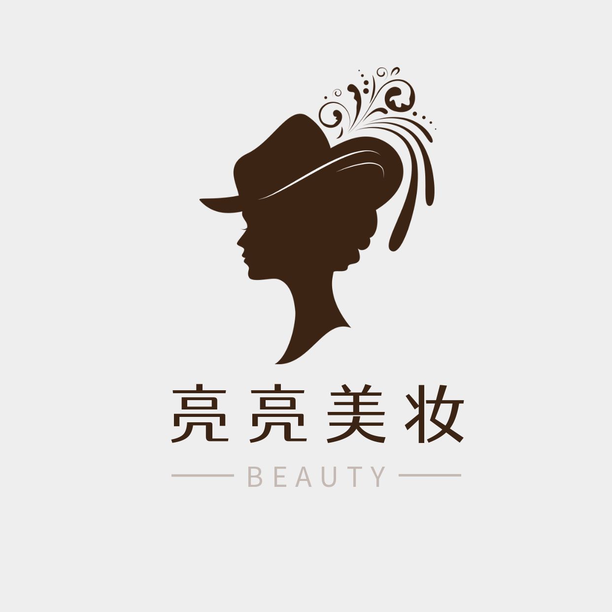 美妆帽子小姐logo